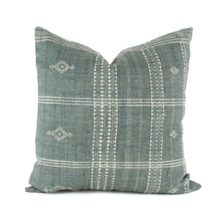 Heddle & Lamm - Wholesale Throw Pillow Cover - Aditi - 20" Mist Indian Wool Pillow Cover3