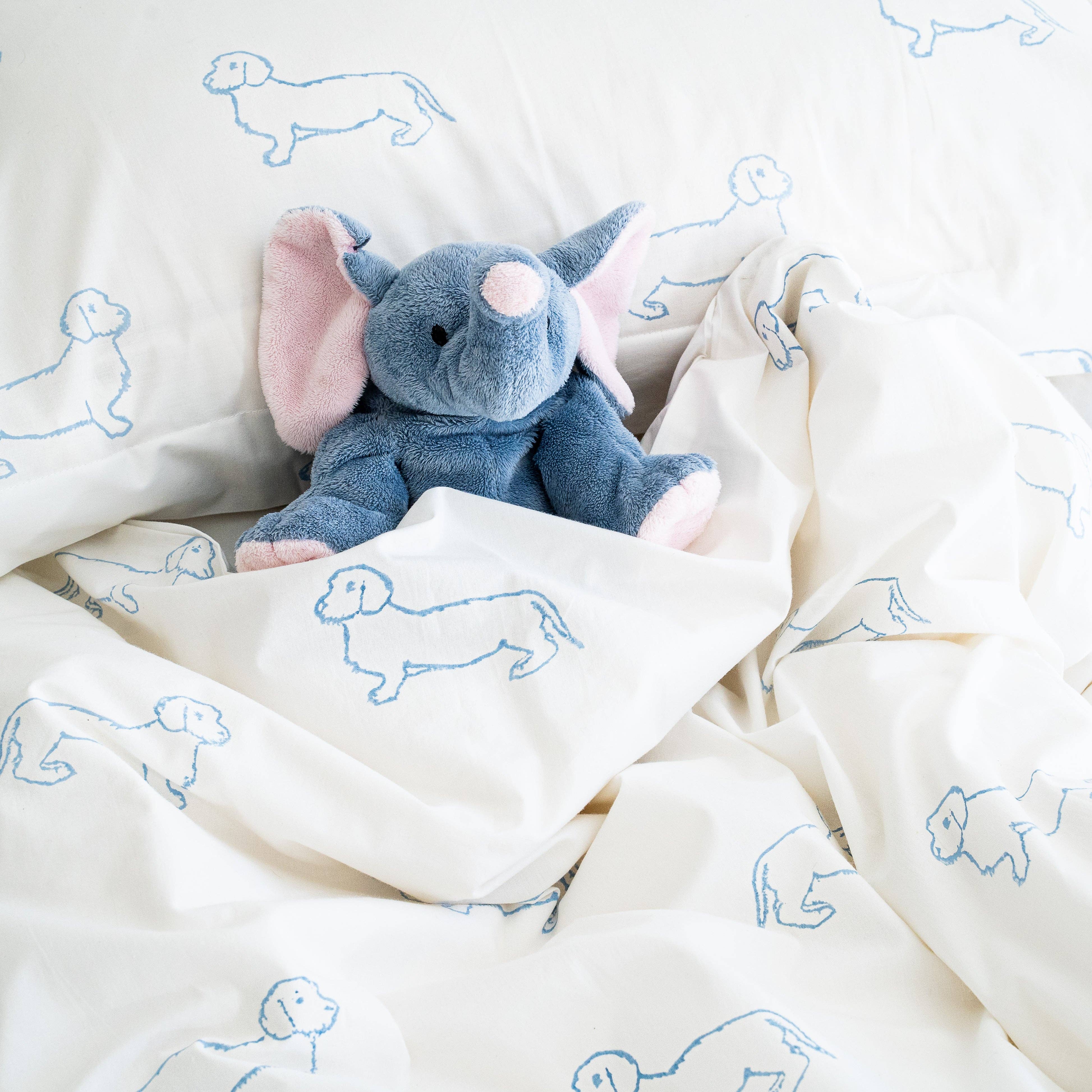 Livvy B - Vente Parure de lit - Parure de lit Teckel en coton naturel3