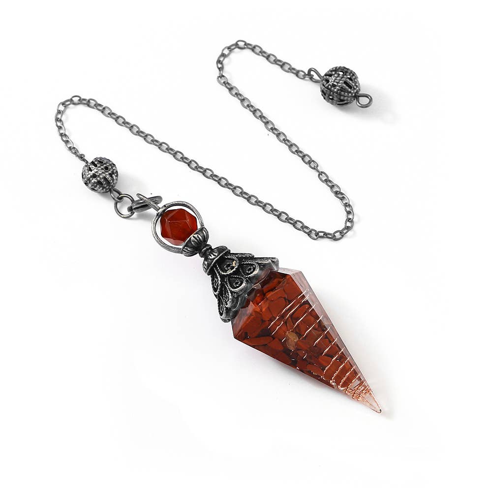 Gemcohub - Wholesale Spiritual Stone/Crystal - Hexagonal Pyramid Crystal Stone Pendulum8
