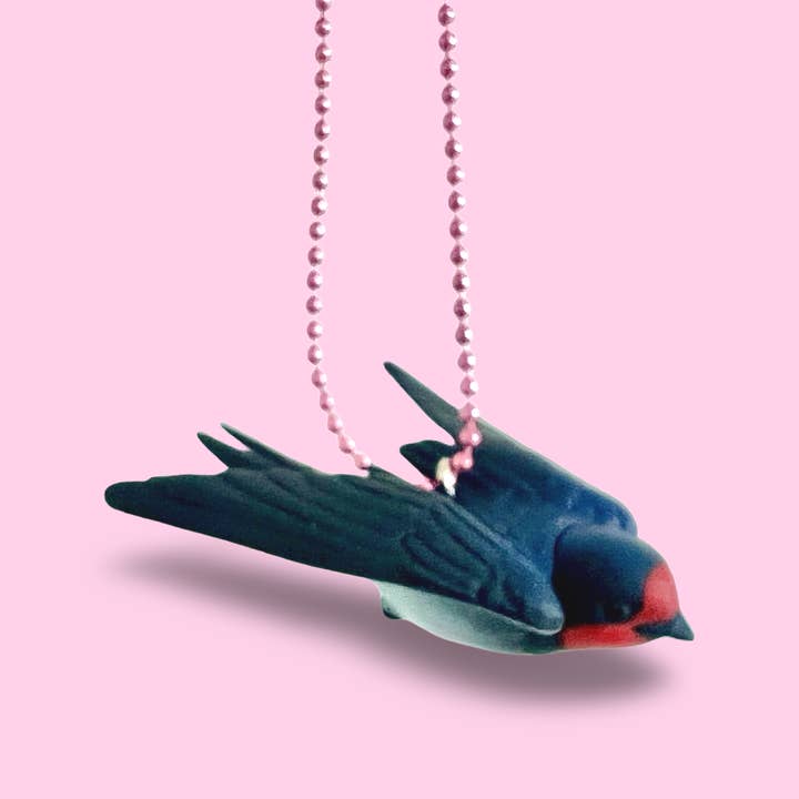 Pop Cutie Accessories & Gifts - Europe - Wholesale Pendant/Charm Necklace - Swallow Necklace I Bird Necklace I Charm Necklace I Handmade8