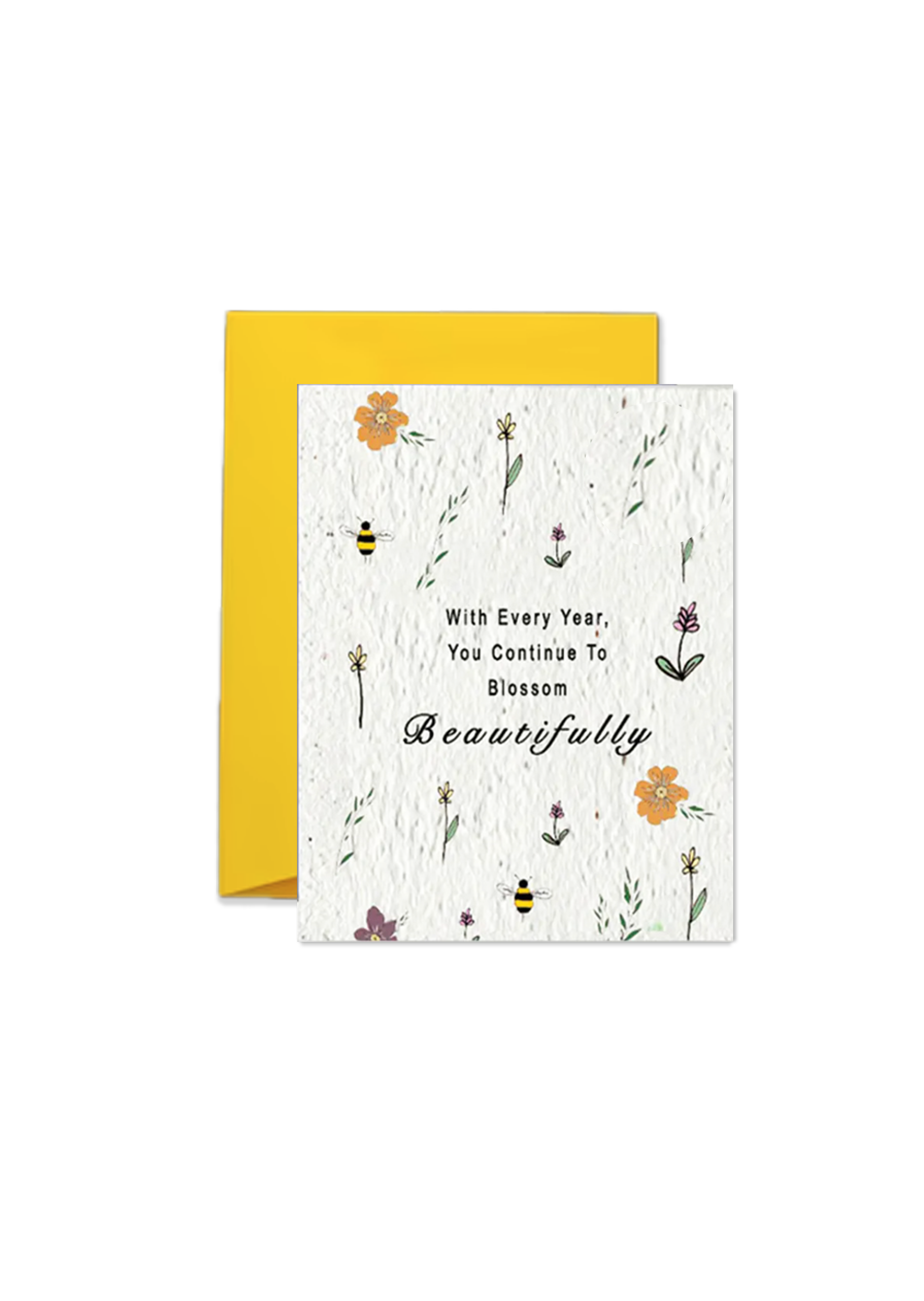 Artsy Em - Wholesale Birthday Card - Blooming Years: Artisan Birthday Greeting Card0