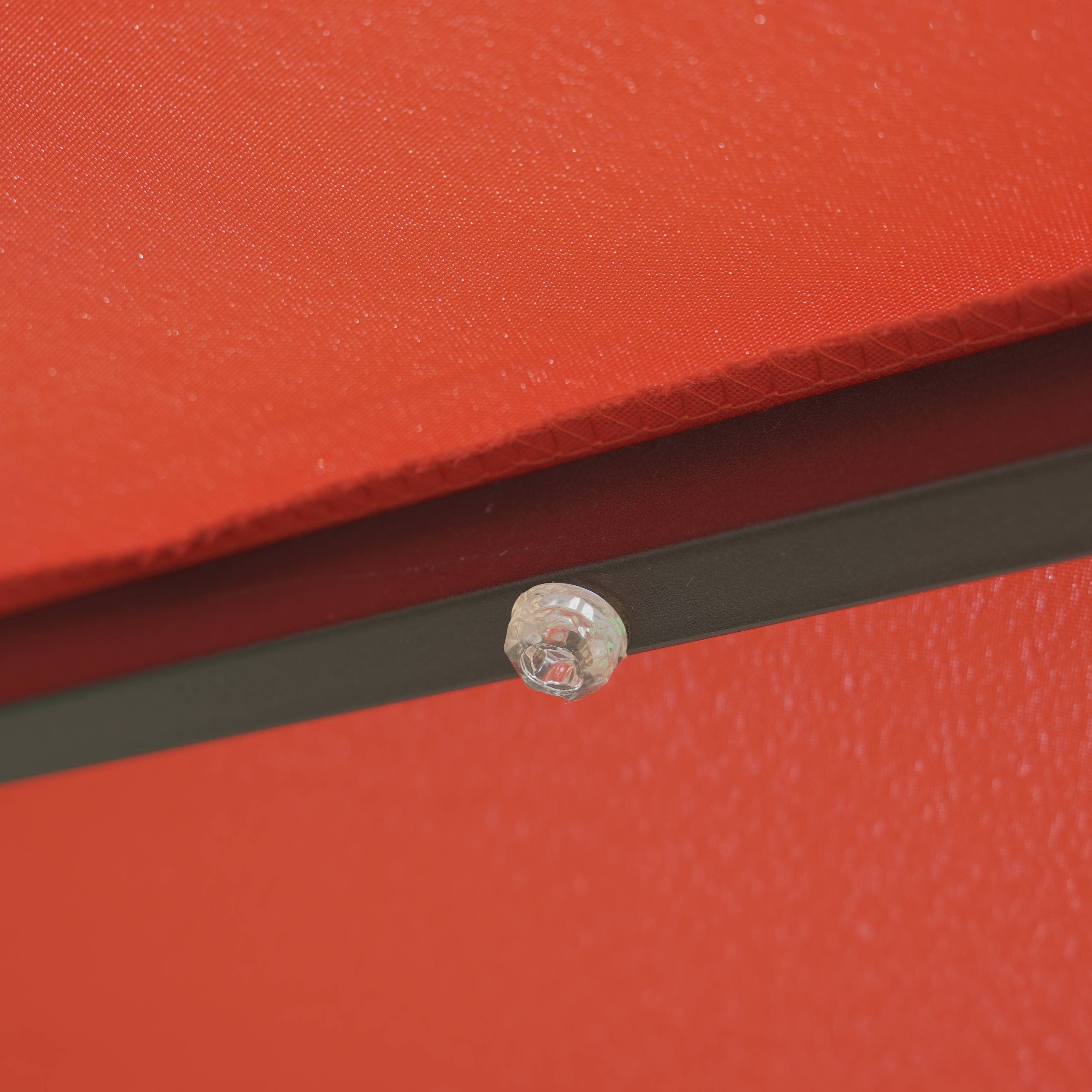 LeisureMod - Wholesale Patio Umbrella - Sierra Modern 9ft Solar LED Patio Garden Umbrella59