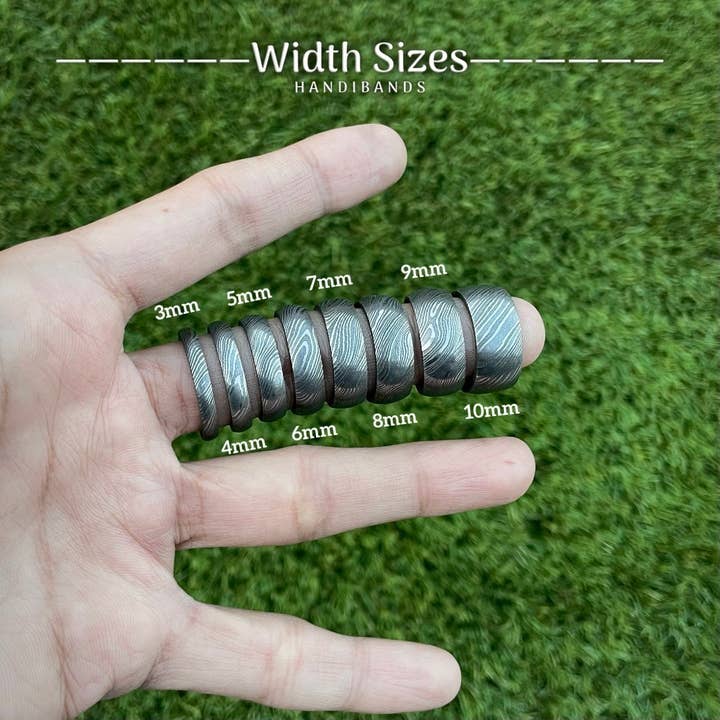 RustyStudioUSA - Wholesale Wedding Band/Ring - Damascus Steel with Hardwood Sleeve Inlay Band Handmade Damascus Ring Men Wedding Ring Men Engagement Ring Men Band Twist Damascus Steel