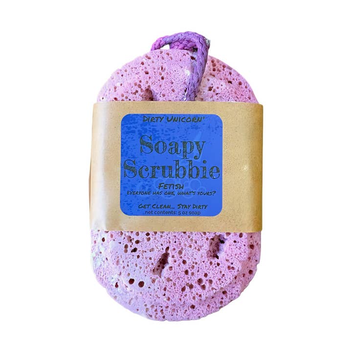 Fetish Soapy Scrubbie for wholesale by Dirty Unicorn