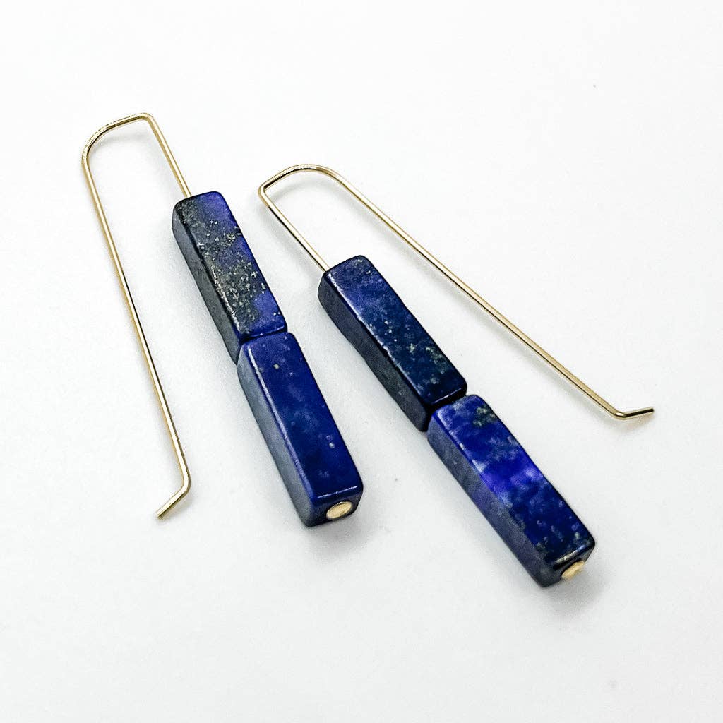 matte porcelain - Wholesale Dangle Earrings - the AHU drop | stone0