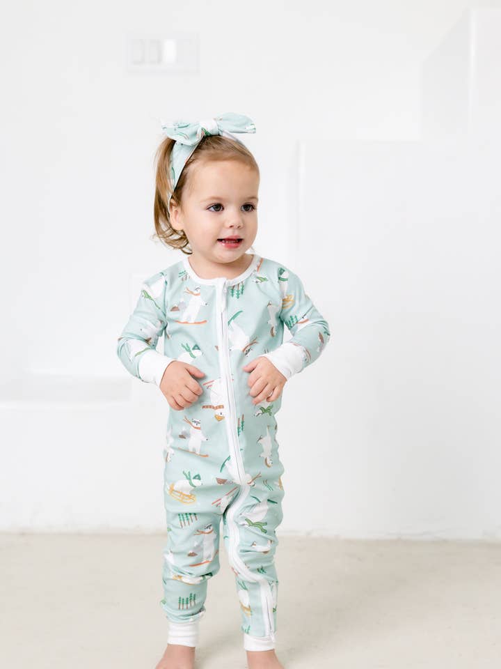 polar bear snow day sleeper for wholesale on Faire1