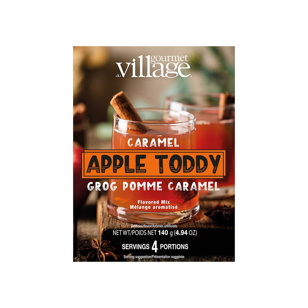 Gourmet Du Village - Wholesale Hot Cocoa Mix/Kit - Caramel Apple Toddy Mix Box 140G0