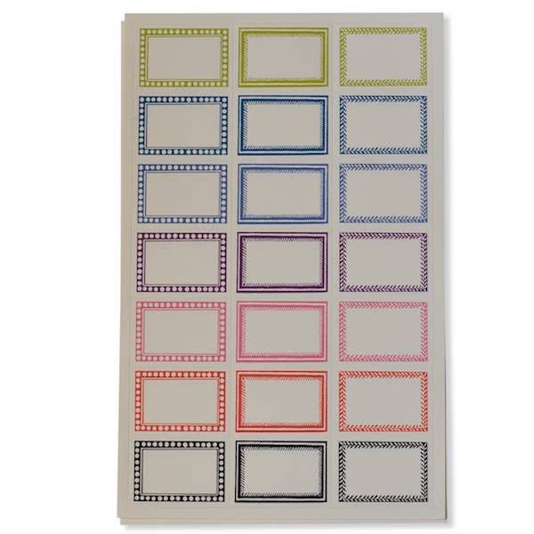 42 Medium Self-Adhesive Labels No. 2 for wholesale by Cambridge Imprint