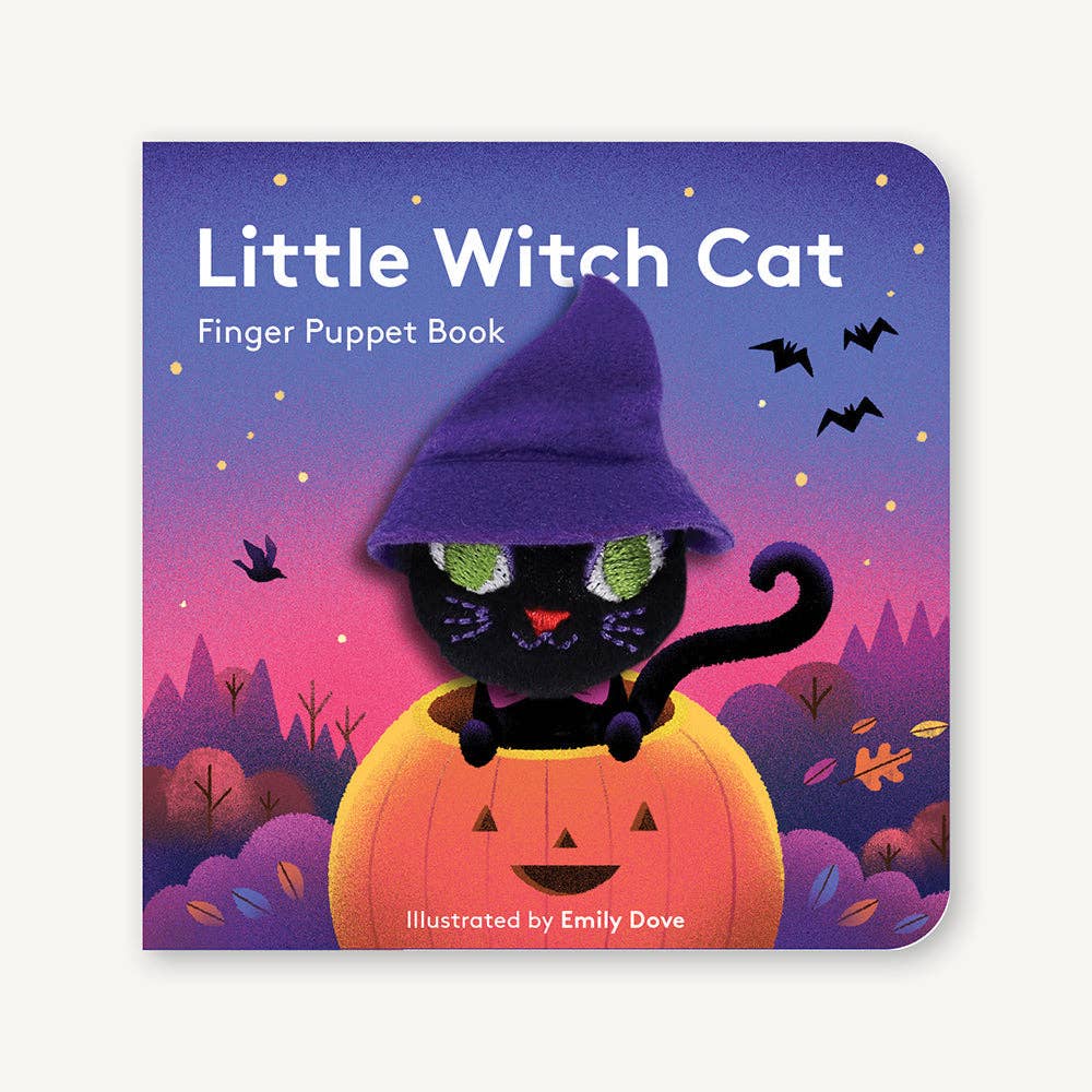 Chronicle Books - Wholesale Baby & Toddler Book (0-2) - Little Witch Cat: Finger Puppet Book0