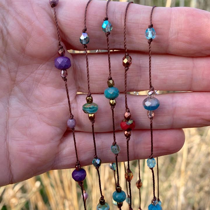 Czech Glass Choker Necklace for wholesale by Jo Bird Jewelry