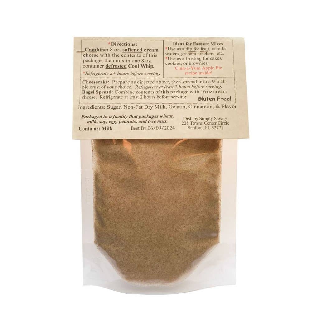 Simply Savory - Wholesale Dip - Cinn-a-Yum Dessert Mix2