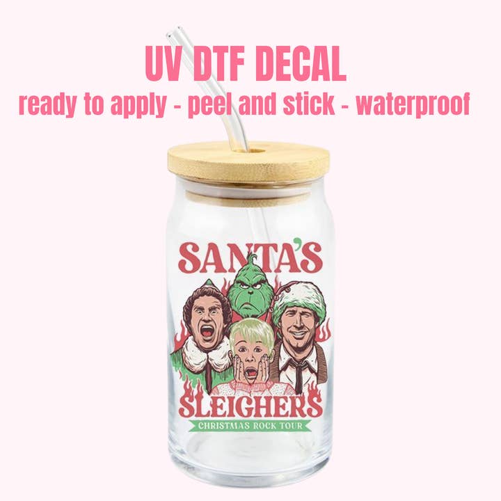 UV DTF DECAL Christmas #14 for wholesale by One Stop Cups