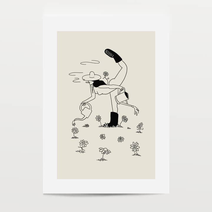 Tumbleweed Design Studio - Wholesale Art Print - Gardening Minimal Retro Wall Art Print Vintage Home Decor2