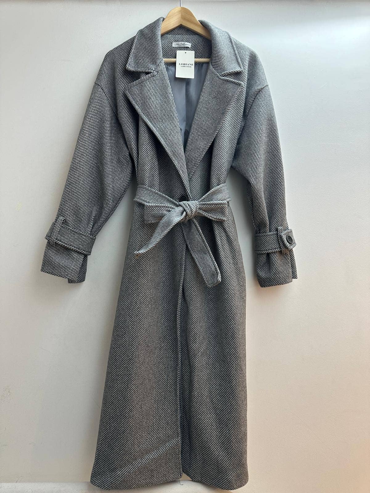 LORIANE - Wholesale Coat - Women's - 1008 One size pocket coat with belt10