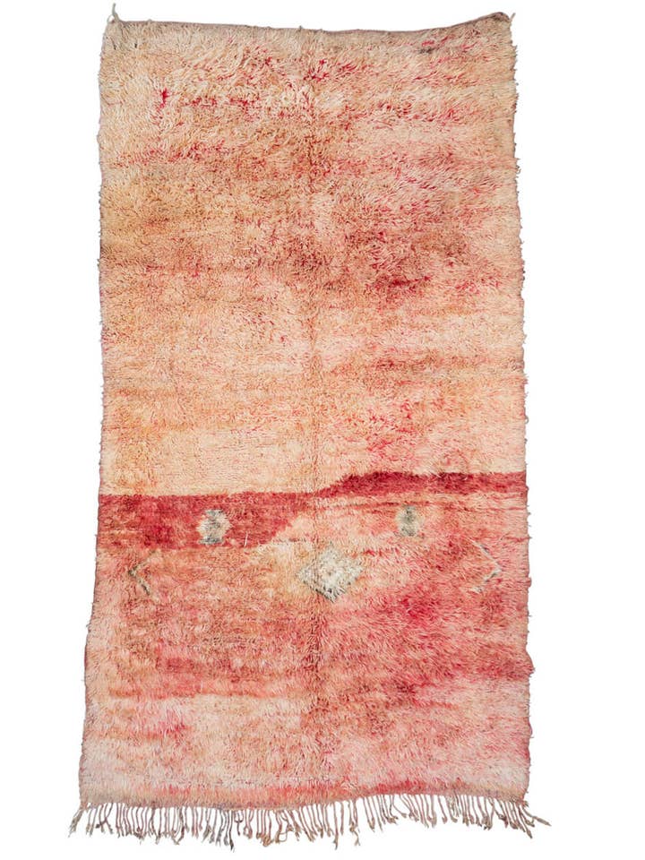 SAILORS' DELIGHT - Beni Mgu vintage ombré pêche et rose blush pour la vente par Ouive