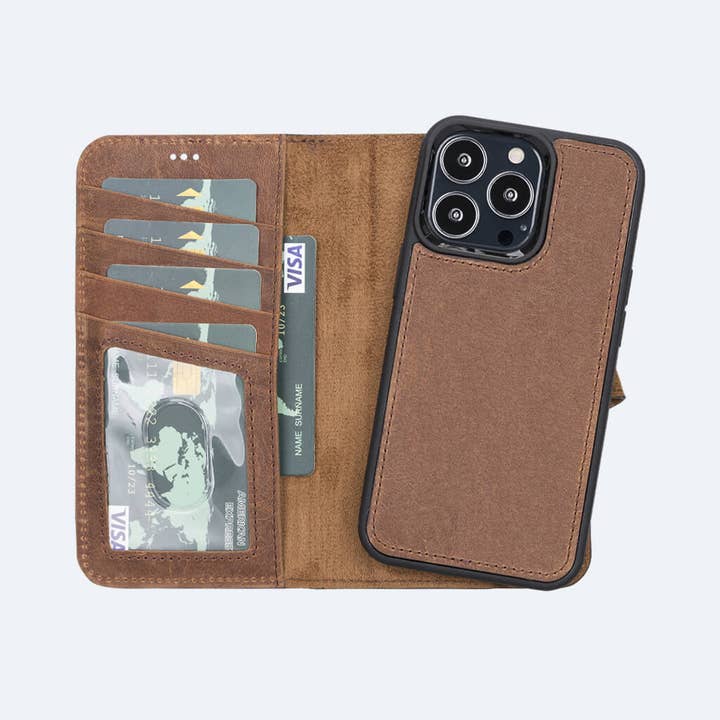 OXA LEATHER - Wholesale Phone Wallet - Unisex - iPhone 13 Pro Leather Wallet Case14