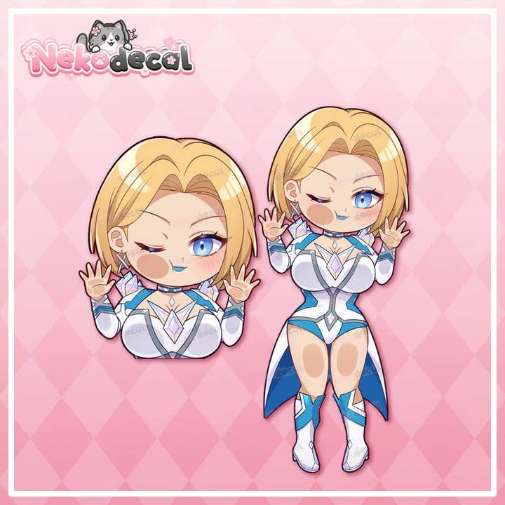 Nekodecal - Wholesale Sticker - Chibi Hero Peekers4