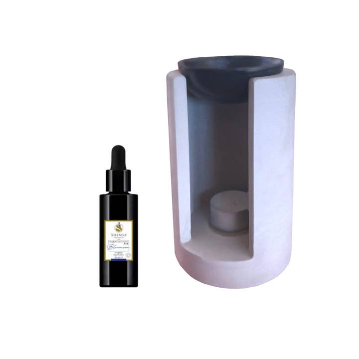 Concart Curve Incense Burner Set With Purefume Signature Natural Scent for wholesale by SHEMSA NATURALS