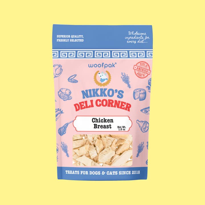 Freeze-Dried Chicken Breast for wholesale by Woofpak Dog Bakery