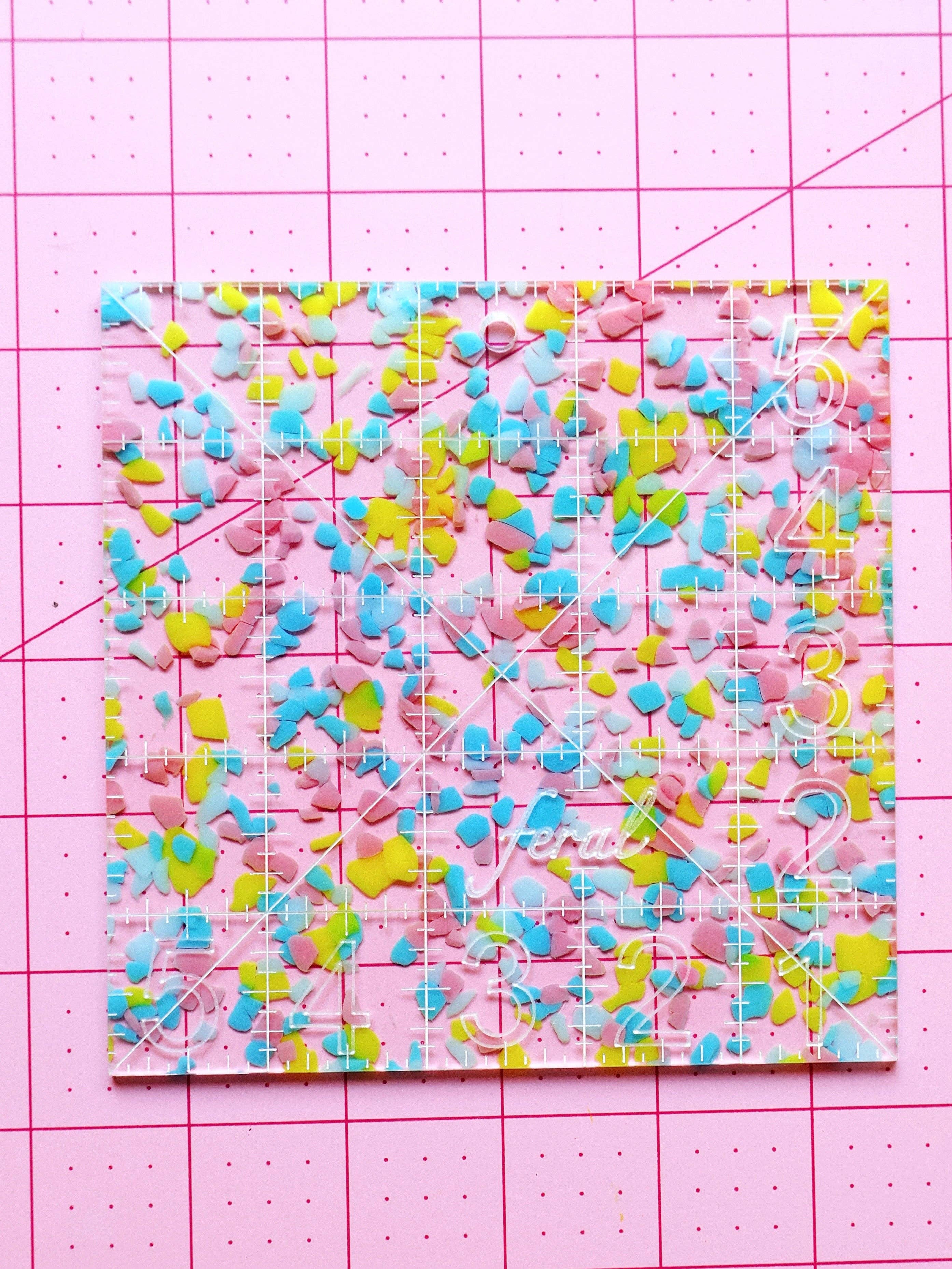 Feral Notions - Wholesale Craft Tool - Charm square ruler8