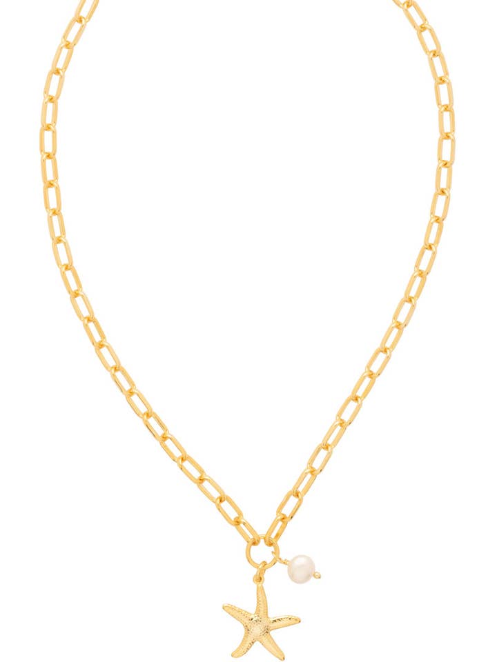 Starfish Pendant Necklace - 4NGE7BGMDP for wholesale by Sorrelli