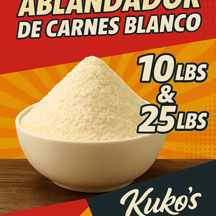 Kuko's adobos marinade sauce and seasoning - Wholesale Rub - Restaurant Meat Tenderizer white Ablandador de carnes blanco3