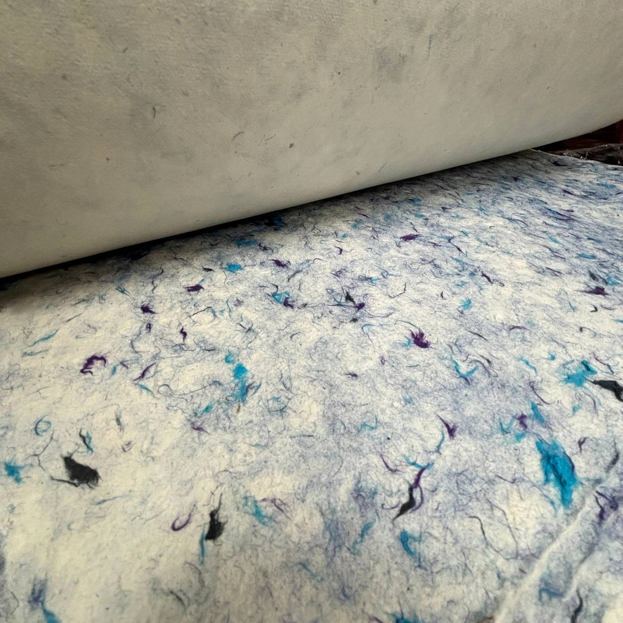 AW Artisan – Engroshandel Brevpapir/sæt med noteskort – 10x Håndlavet Lokta Gavepapir - Blå bomuld1