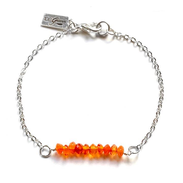 Carnelian Bracelet for wholesale by 100 Graces