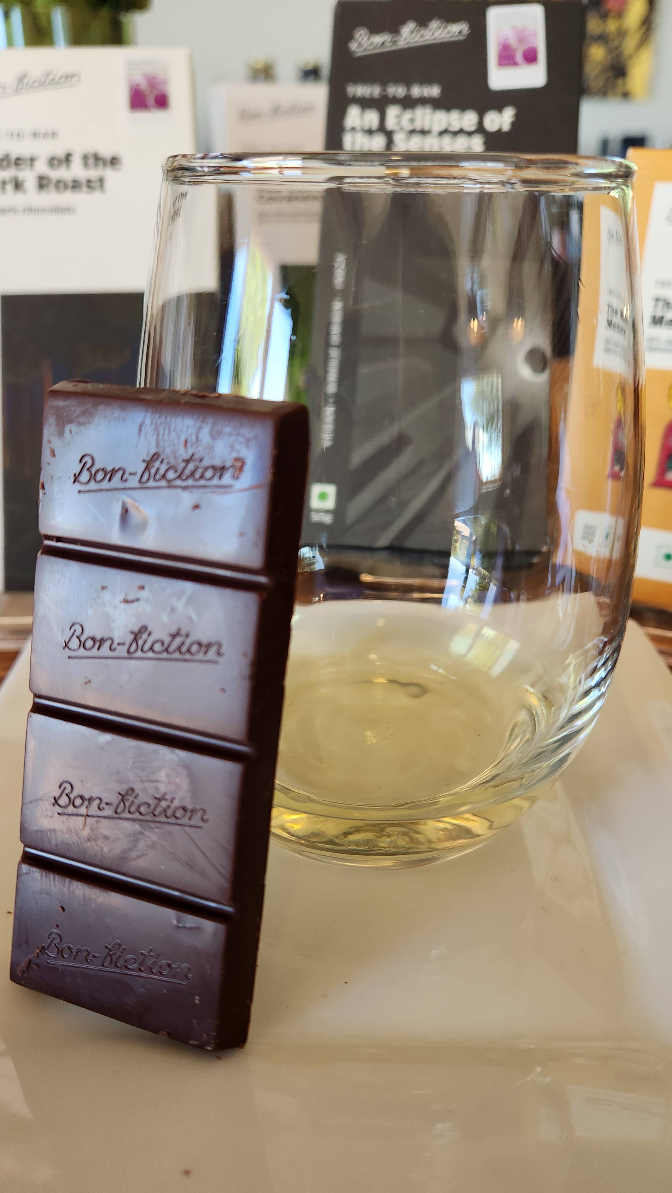 Bon Fiction - Wholesale Chocolate Bar - An Eclipse of the Senses - 99% Dark Chocolate3