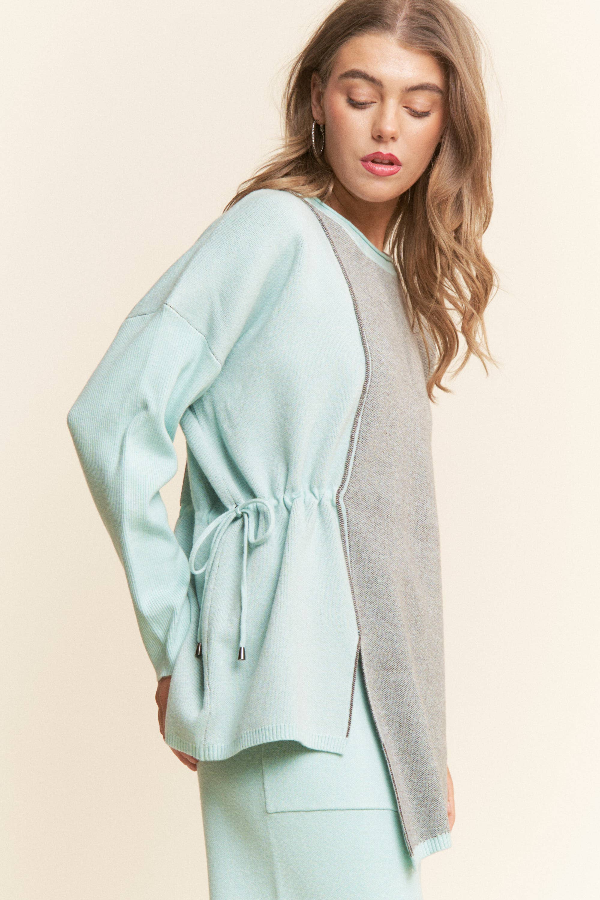 J.NNA - Wholesale Top & Pant Set (NOT Loungewear) - Women's - Soft Knit 2PC Set Long Sleeve Top & Bottoms S-L/1X-3X2