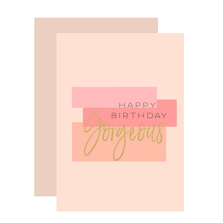 Birthday Gorgeous Greeting Card for wholesale by Aims Moon Paperie