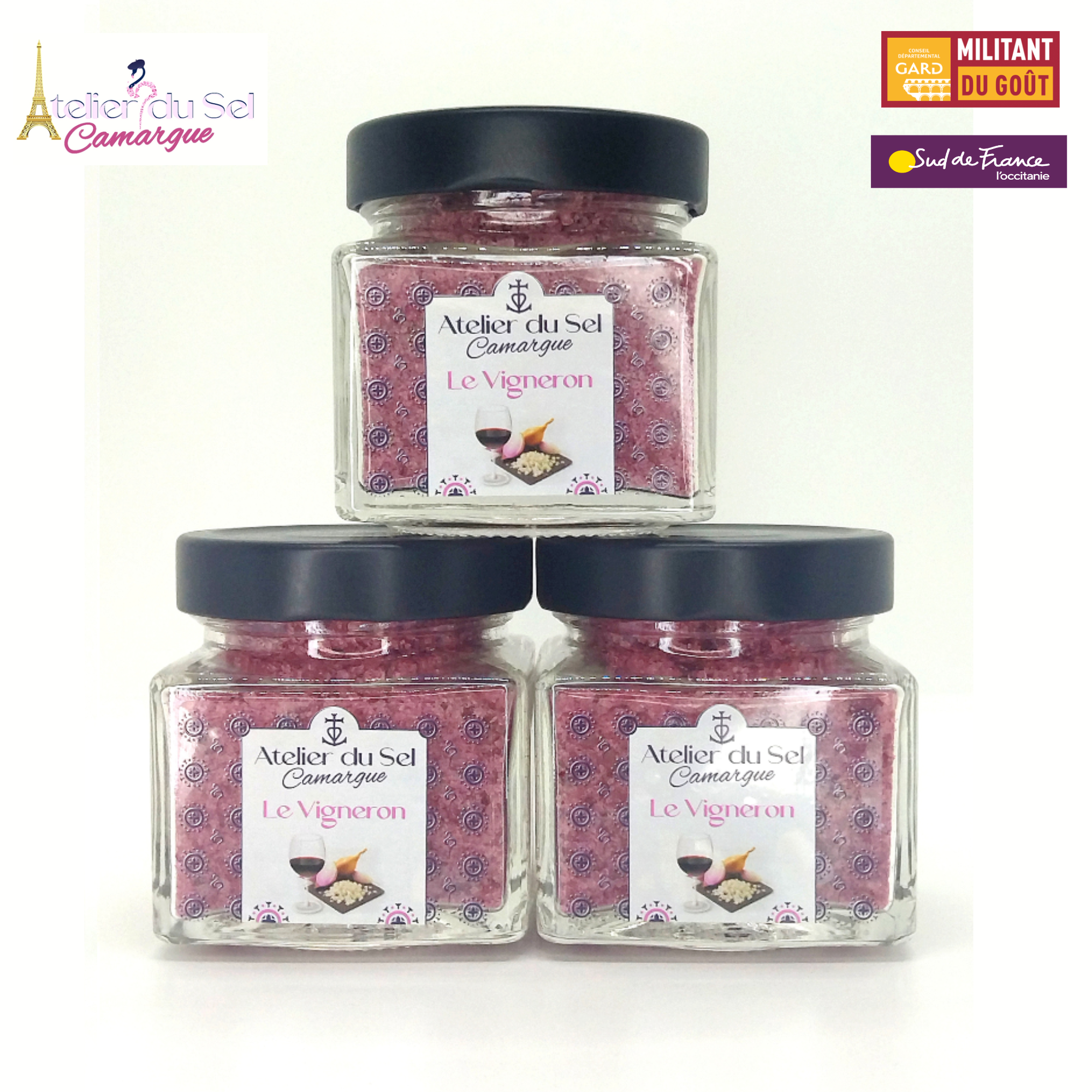 Atelier du Sel Camargue - Wholesale Salt - “Le Vigneron” salt - 200 gr3