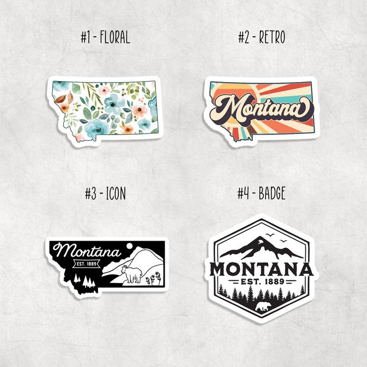 Expression Design Co - Wholesale Sticker - Montana Stickers