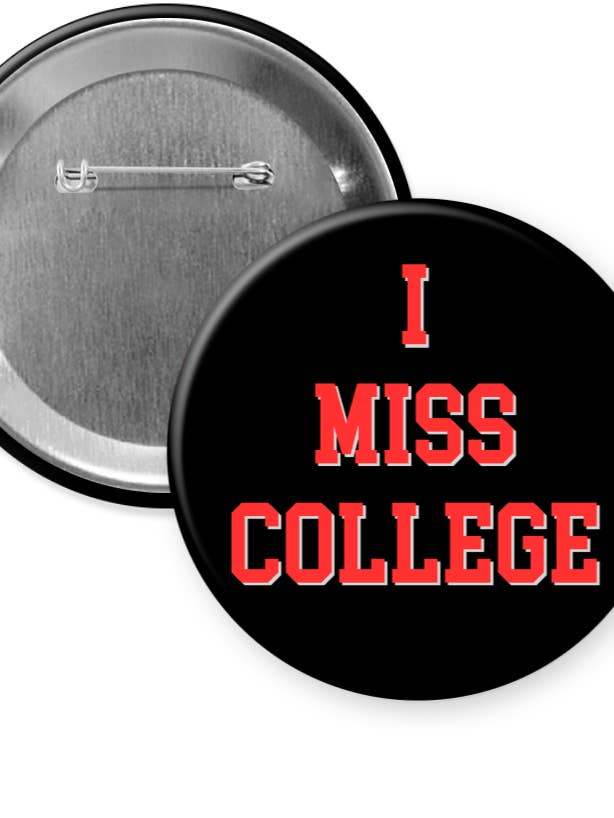 UGA ”I MISS COLLEGE” Gameday-knapp för wholesale av Preppy Button Co. LLC.