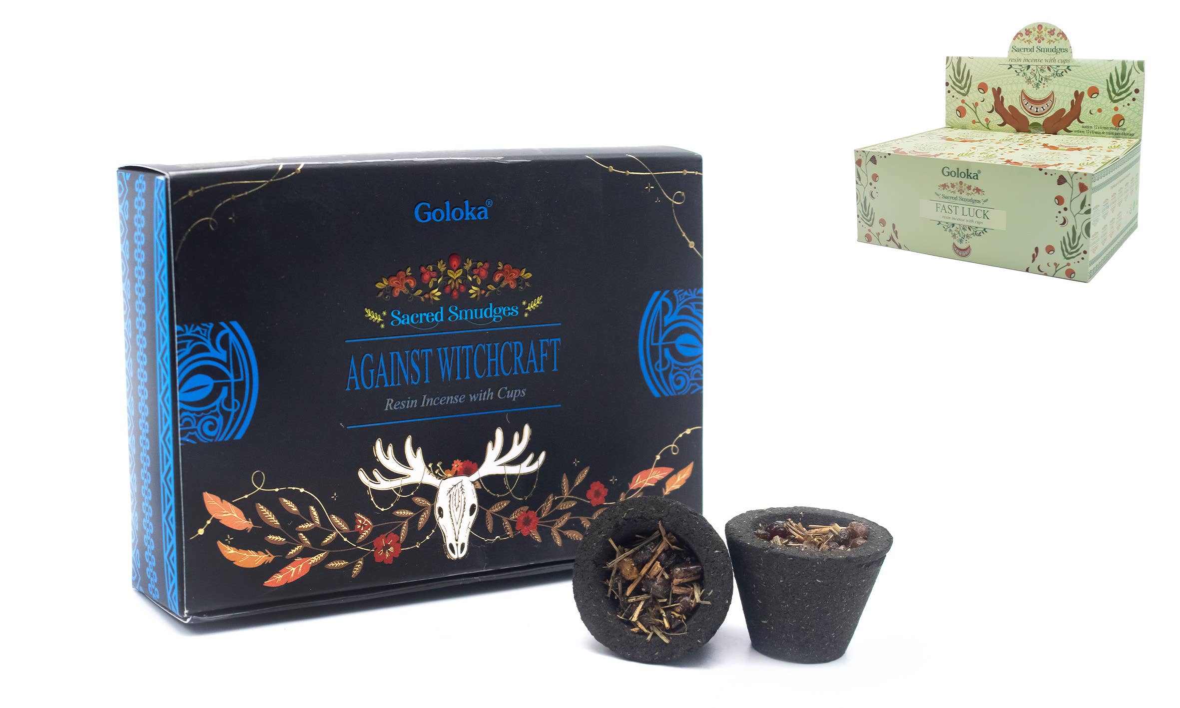 Esoterica Arte – wholesale Incense – Goloka Against Witch Incense Cones with Resin (6 units)0