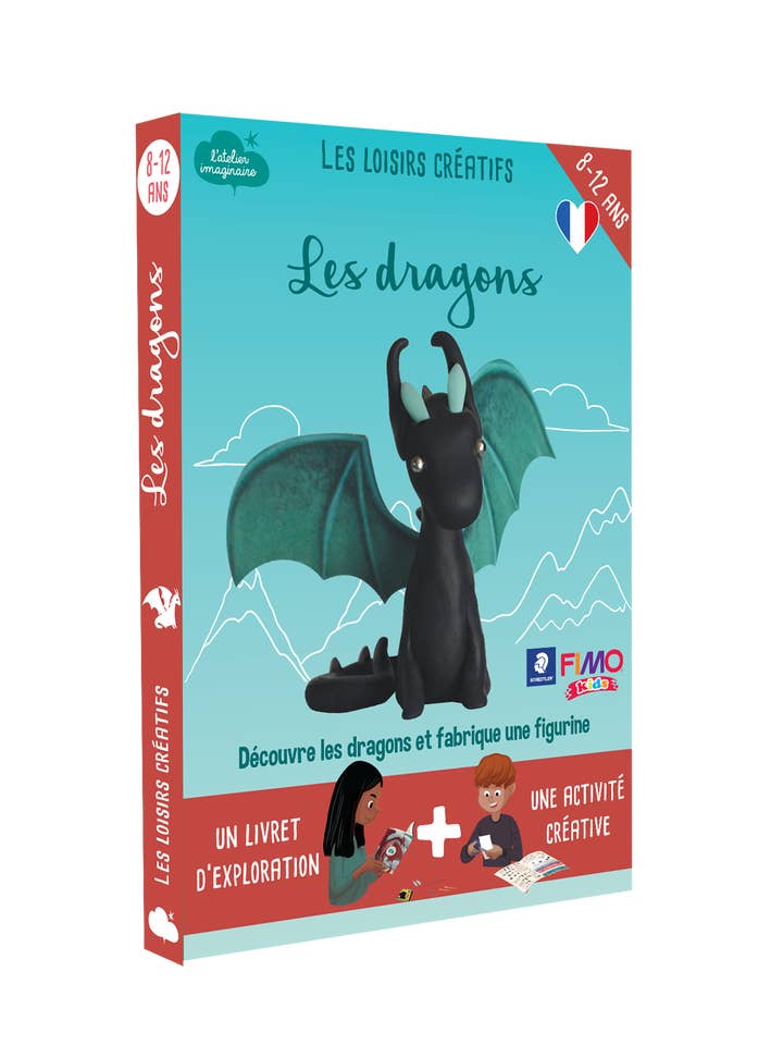 Kit DIY figurine dragon - bricolage enfant pour la vente par L'Atelier Imaginaire
