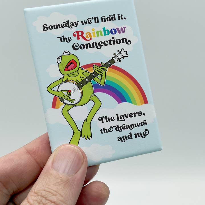 The Red Swan Shop - Vendita all'ingrosso Calamite - Magnete souvenir Kermit T. Frog — The Rainbow Connection2