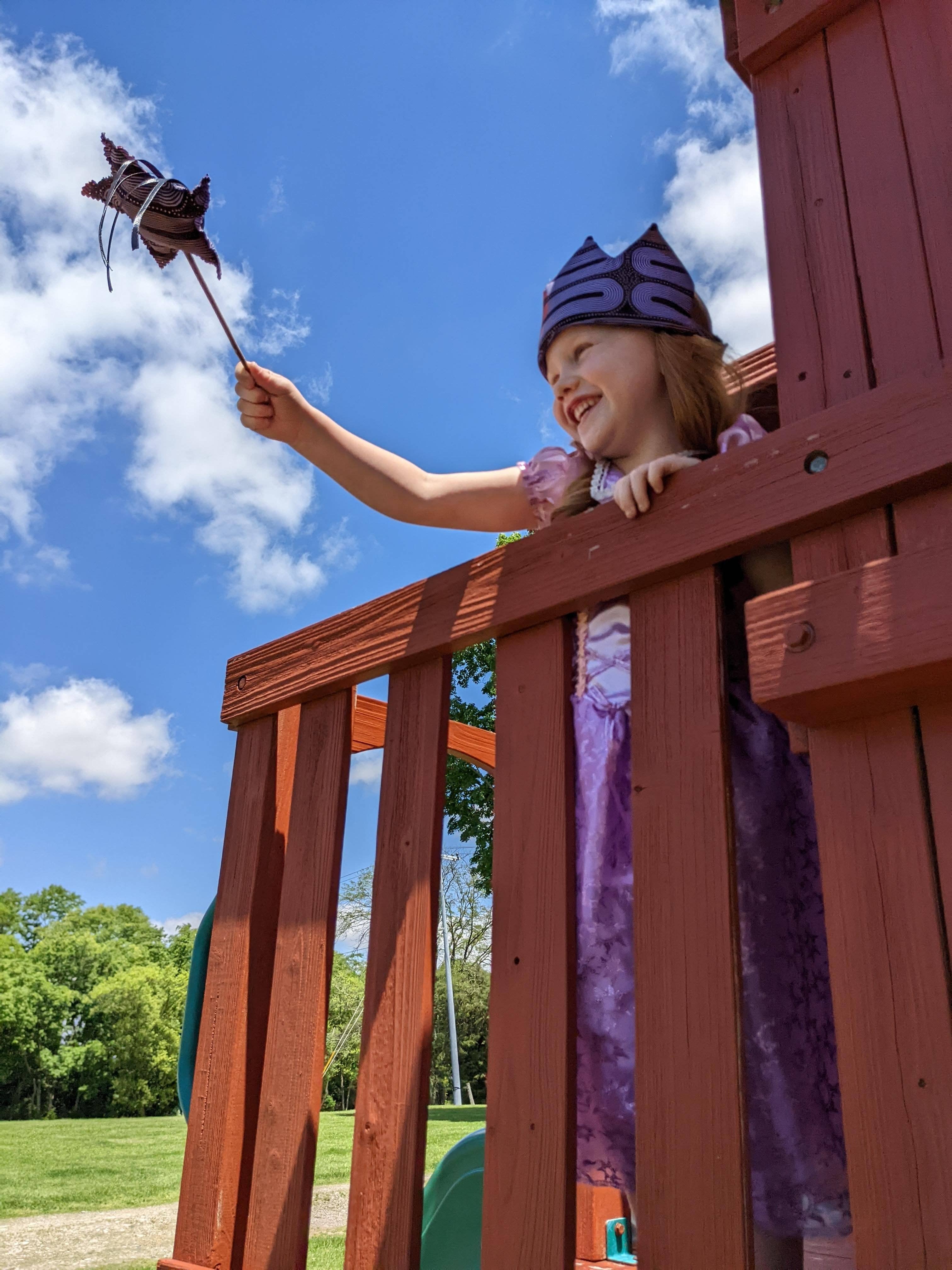 Grain of Rice Project - Wholesale Toy Set - Kids - Fabric Crown and Wand Set3