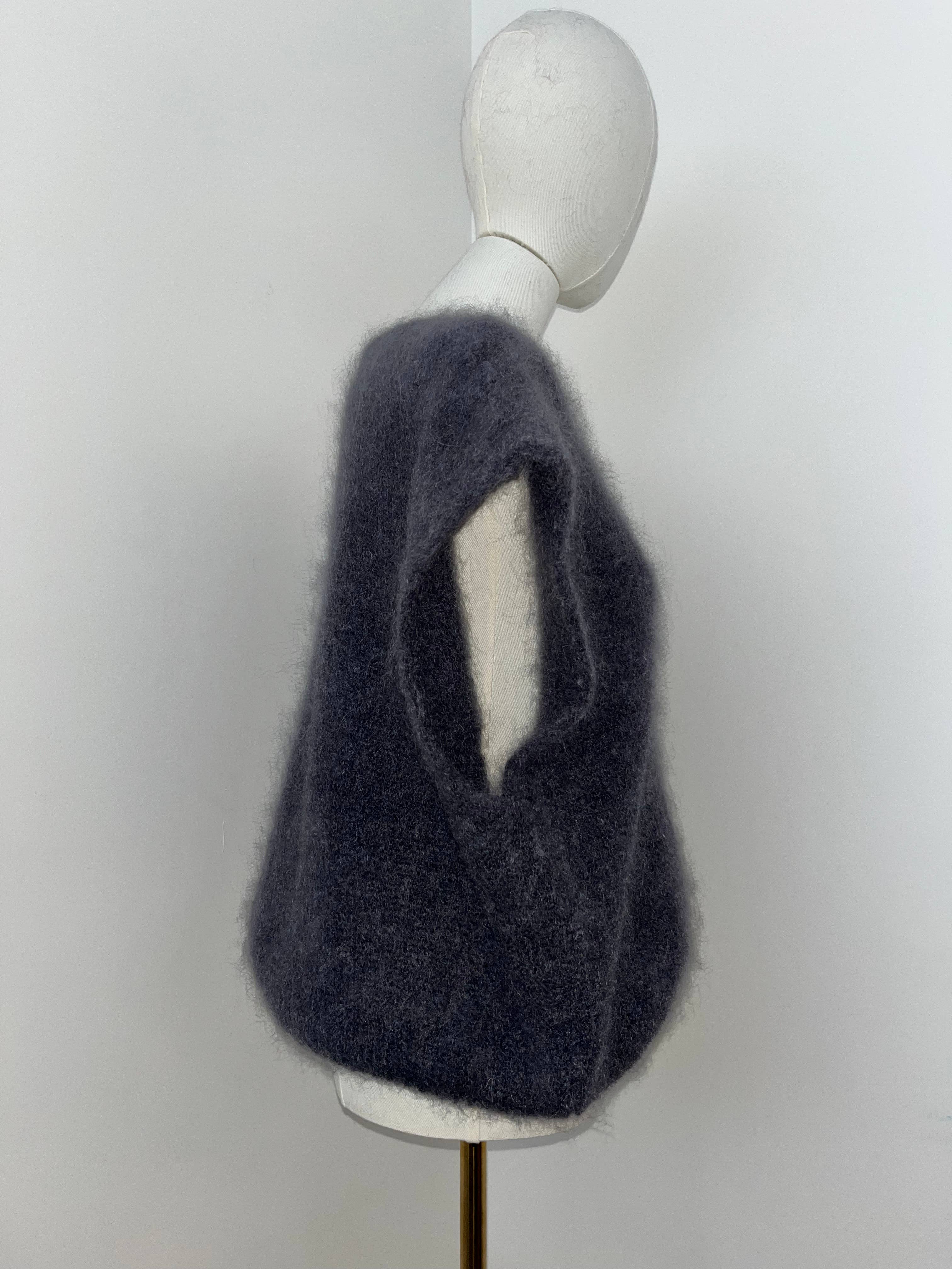 Orice - Vente Cardigan – femme - Gilet sans manche en maille 81% Kid mohair - Orice 6