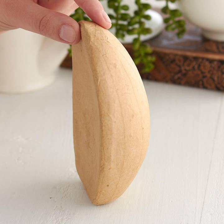 Papmaché halvæg med flad bund, 5-1/2" for engroshandel hos Factory Direct Craft