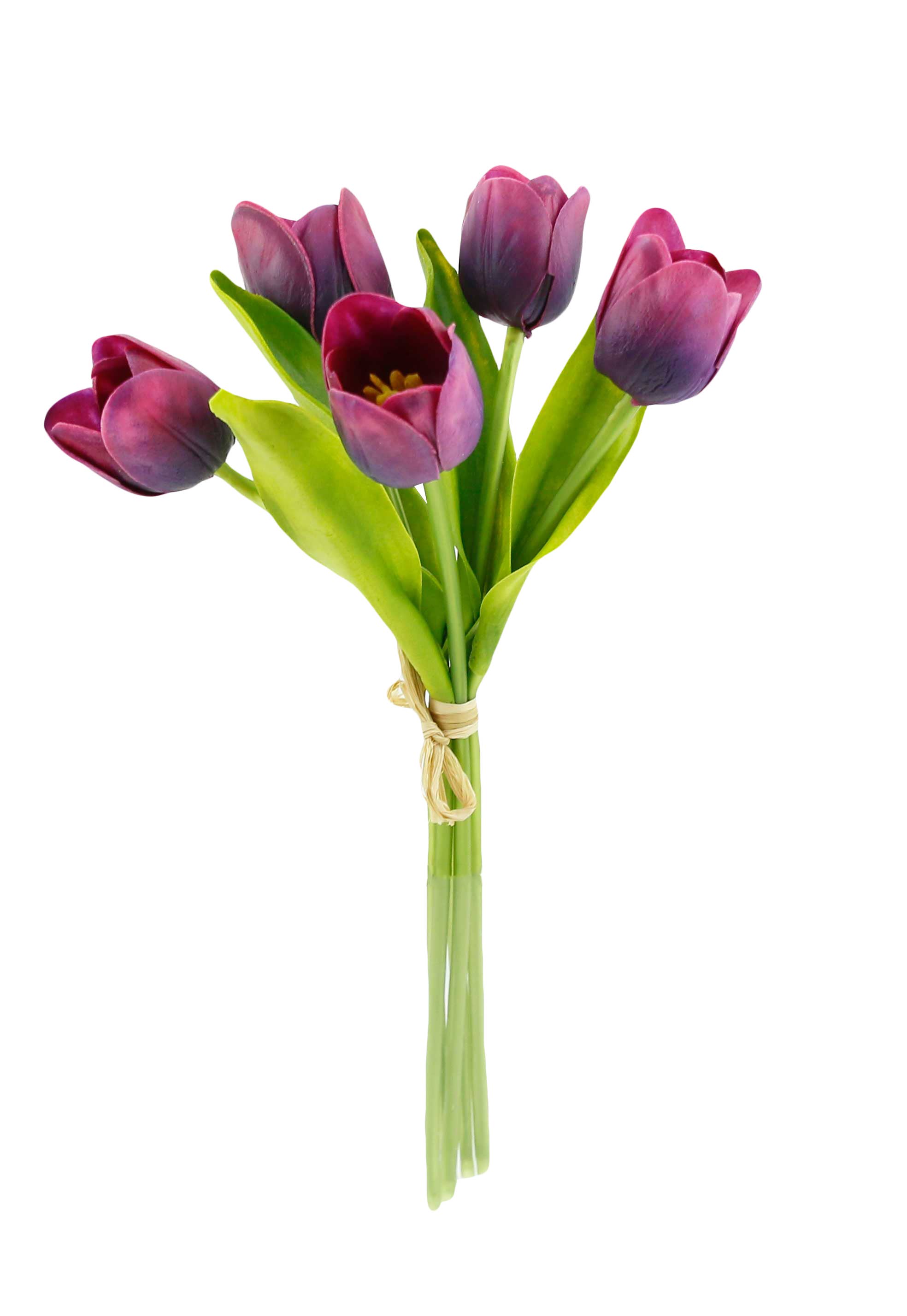 Angel Isabella – wholesale Artificial flowers – Pack of 5-stems Real Touch medium open tulip10