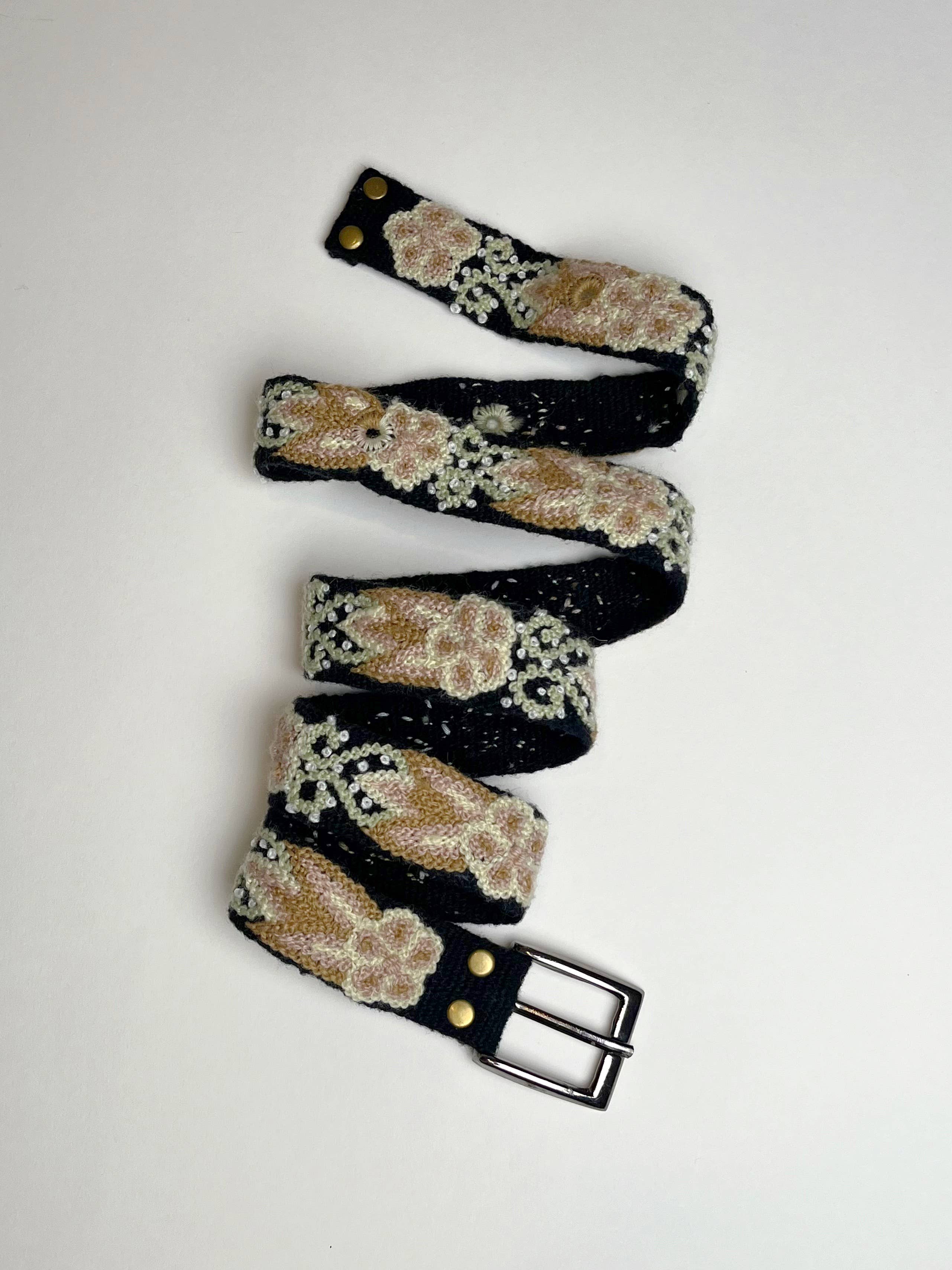 Artesana Love - Wholesale Belt - Women's - Luisa Skinny Embroidered Belt2