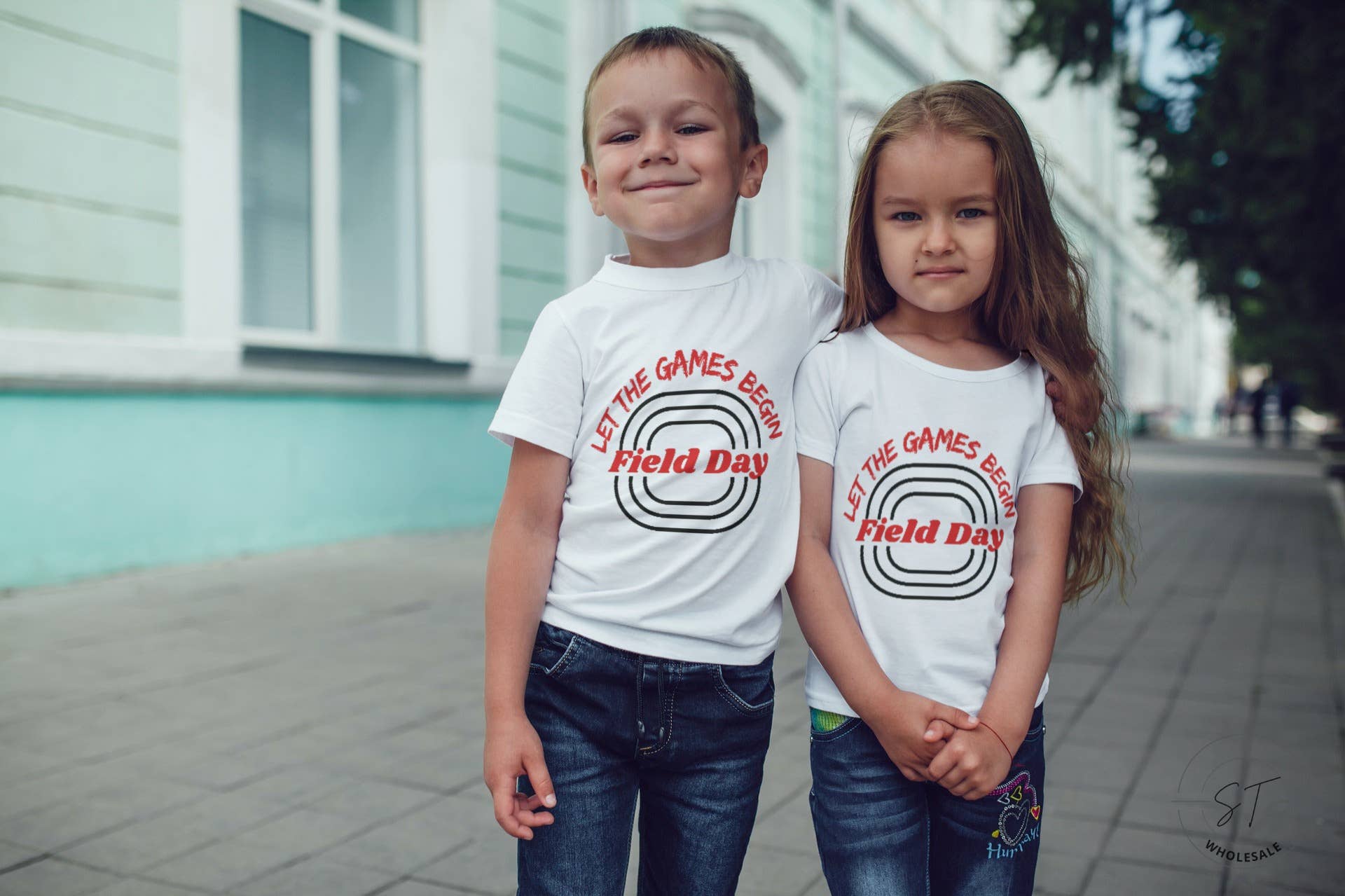 ST Wholesale - Wholesale Screen Printed T-Shirt - Women's - Field Day Let the Games Begin1