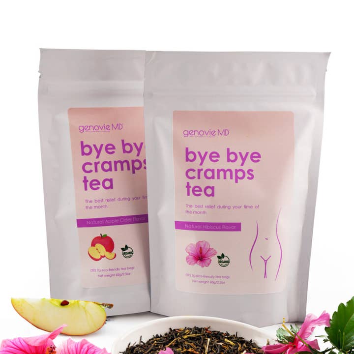 Bye Bye Cramps Tea | 30 Tea Bags–Menstrual / PMS Relief Tea for wholesale by GenovieMD