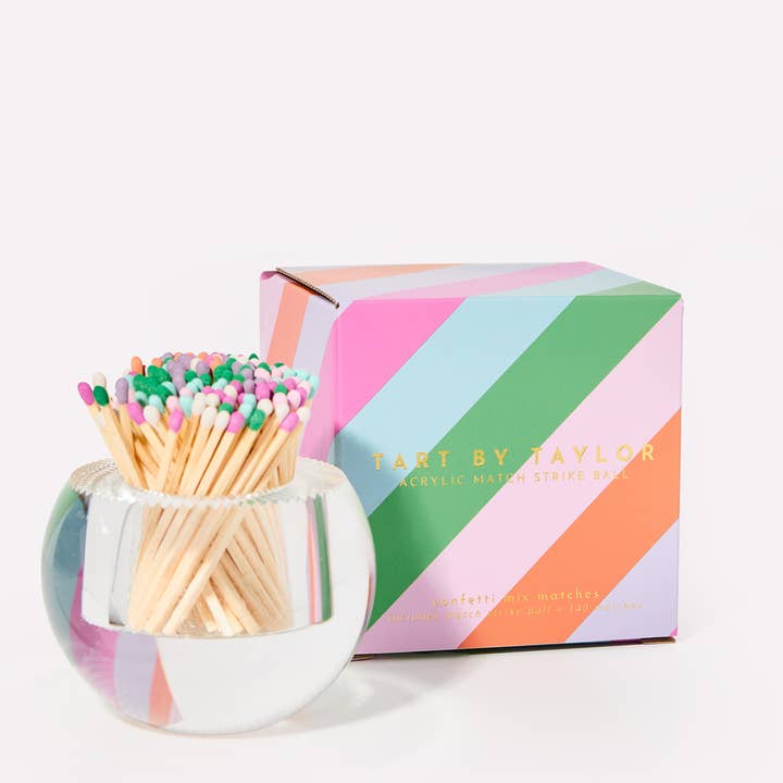 Tart By Taylor - Wholesale Matches - Match Striker - Confetti Matches