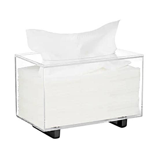 Krifts Products - Wholesale Tissue Box - Acrylic Tissue Box Holder Fit's "KLEENEX"  Brand 2