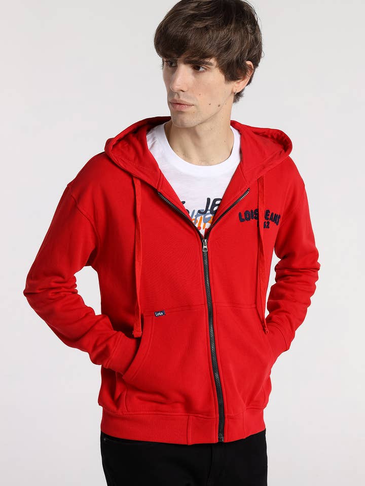 LOIS JEANS - Zip sweatshirt for wholesale by PAUSANT SHOP ONLINE