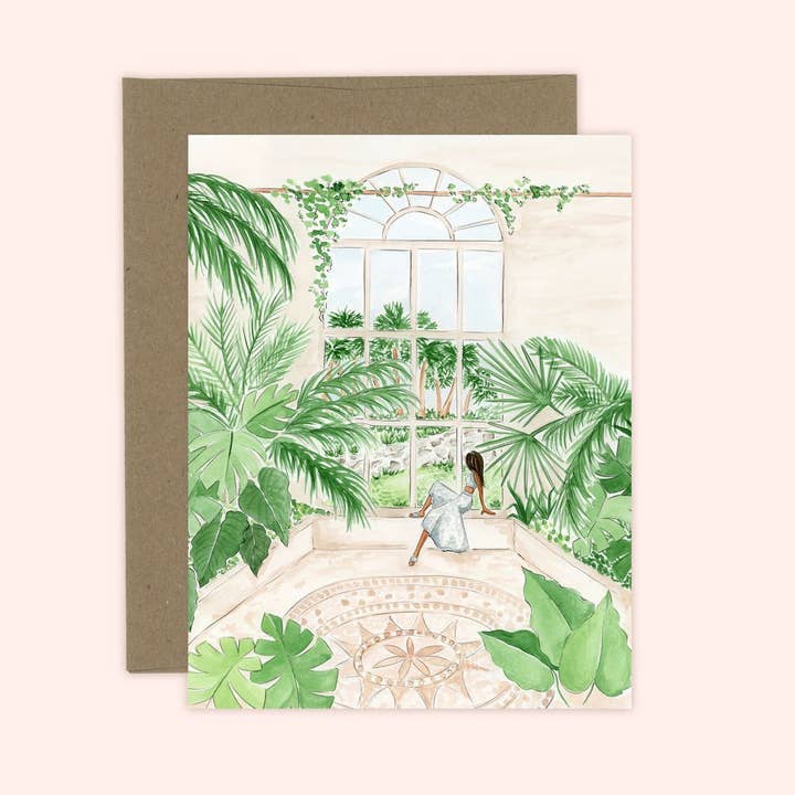 Into the Jungle Blank Greeting Card - Everyday Card for wholesale by Almeida Illustrations