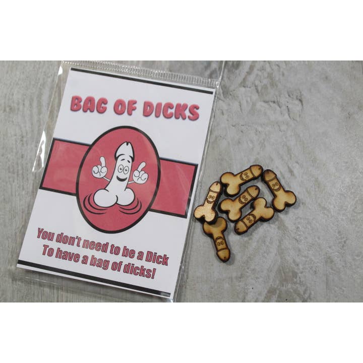 Sac de Bites en Bois // Cadeaux humoristiques pour la vente par Raven Design