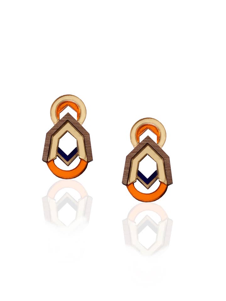 Orecchini Mawu per la vendita all'ingrosso da parte di Chalk Jewellery